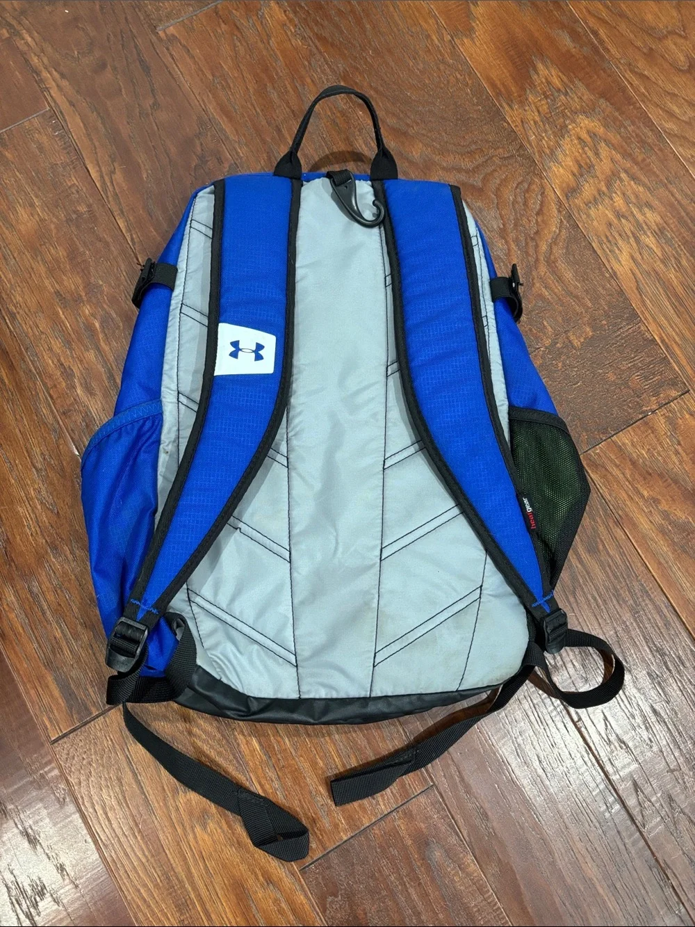Under Armour Blue and Gray Storm 1 Men's Backpack with Black Base